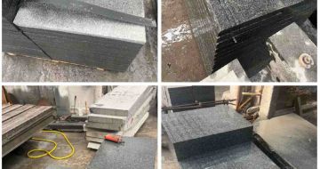 嘉兴 芝麻黑地铺石材