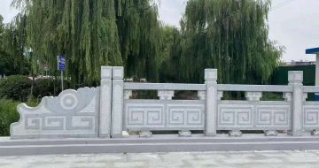 嘉兴 芝麻灰桥栏杆、河道栏杆安装效果