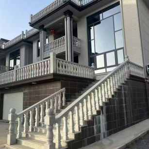嘉兴 芝麻白别墅阳台栏杆，楼梯栏杆