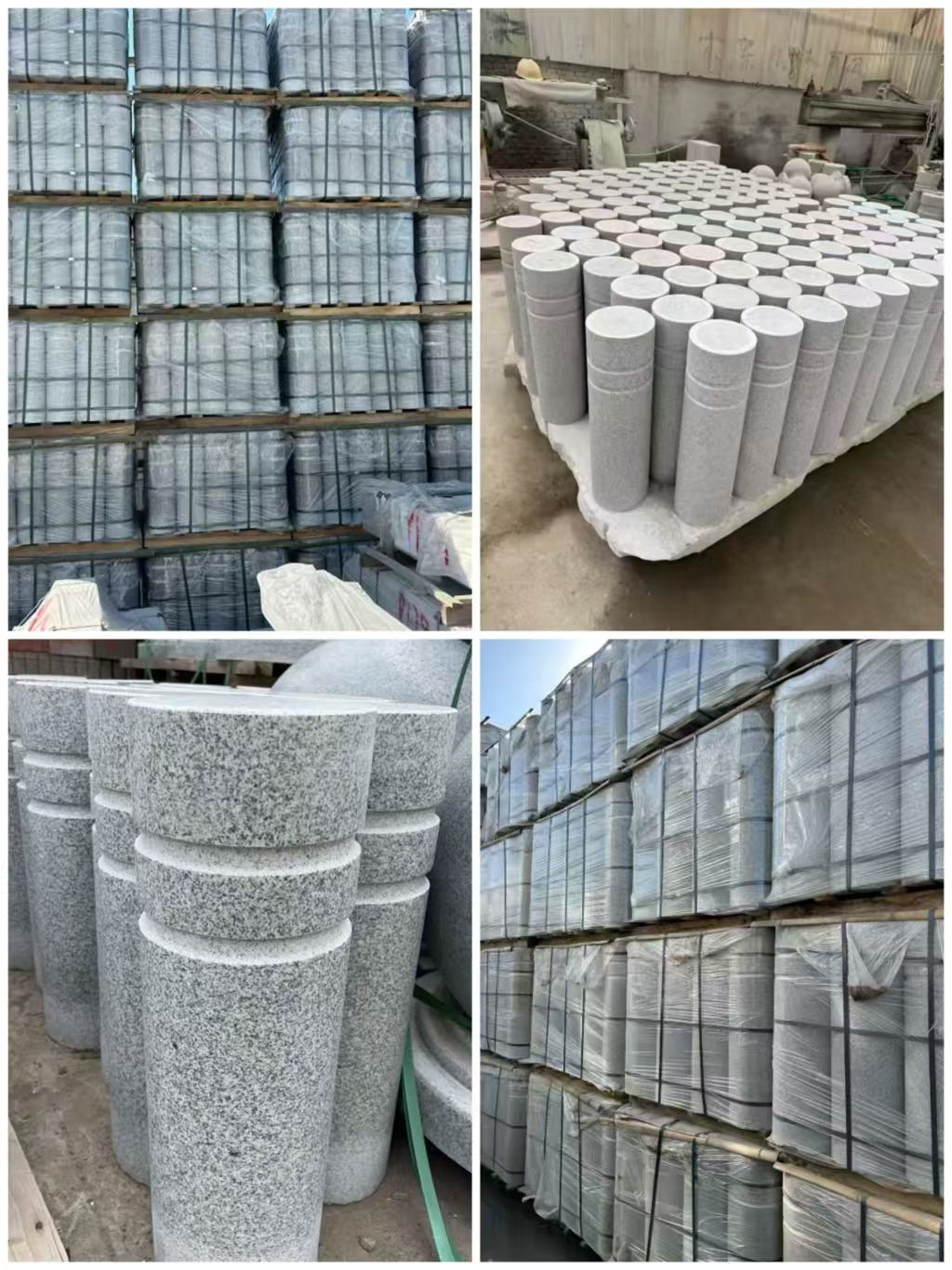 嘉兴 芝麻白花岗岩挡车柱、隔离柱多少钱