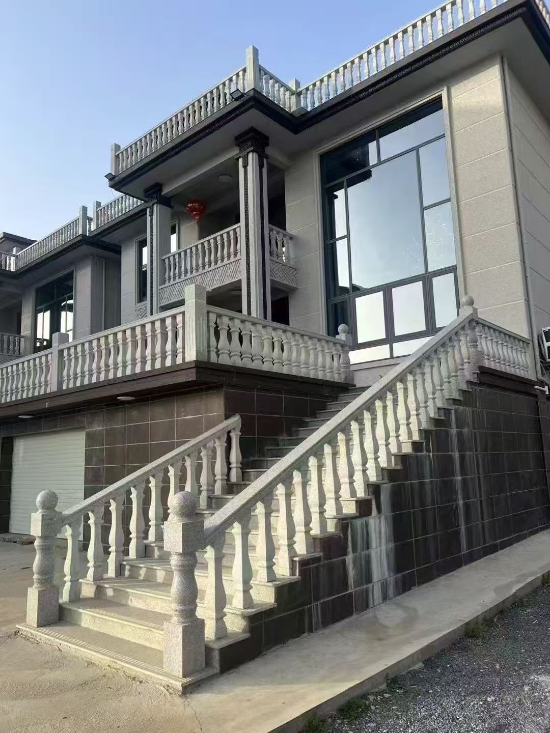 嘉兴 芝麻白别墅阳台栏杆，楼梯栏杆