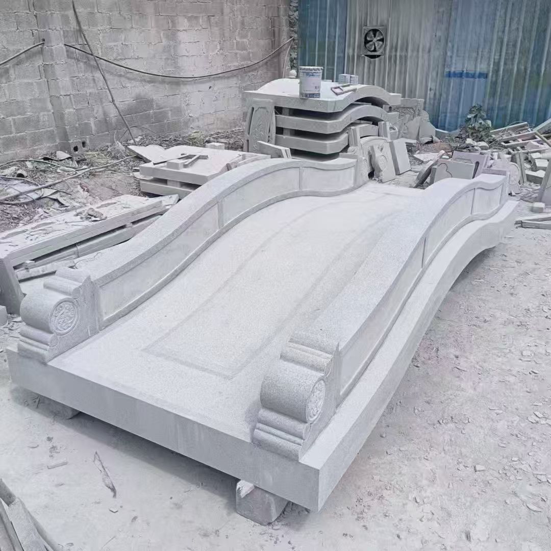 嘉兴 芝麻灰花岗岩园林景观 小石桥