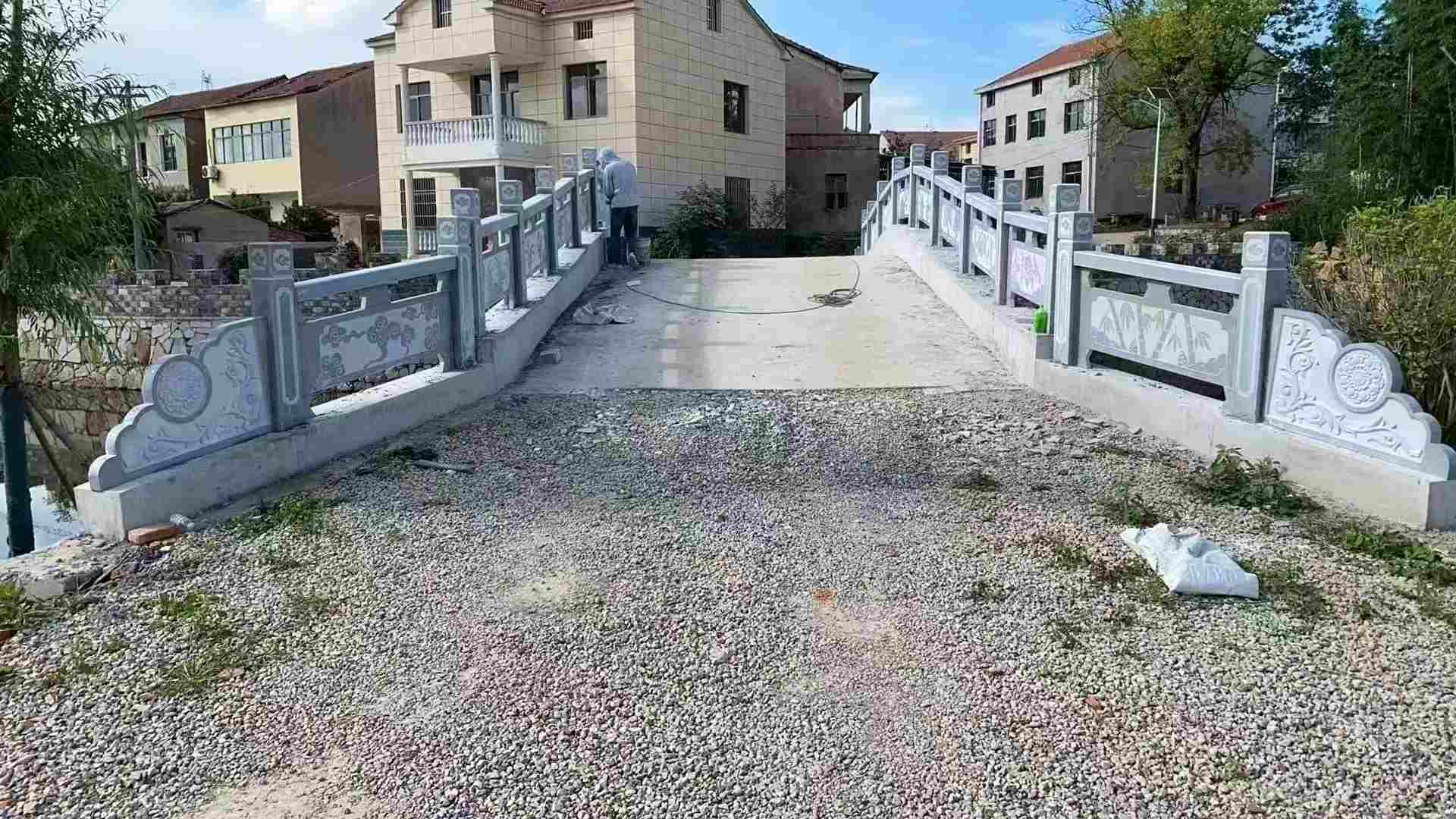 嘉兴 芝麻灰花岗岩桥栏杆